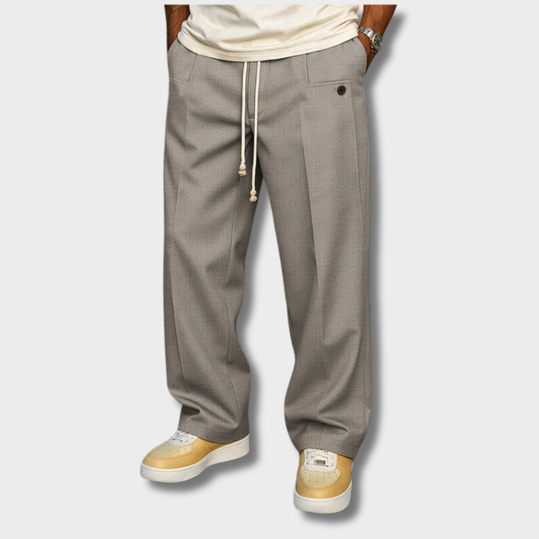Sandro – Elegant Trousers with Adjustable Drawstring