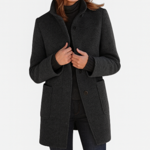 Melissa – Coat with High Collar