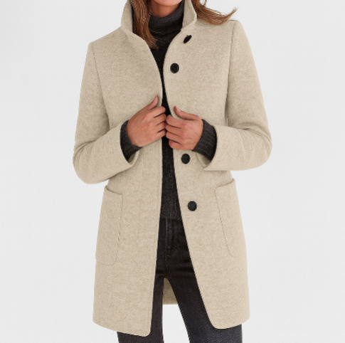 Melissa – Coat with High Collar