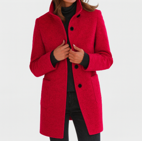 Melissa – Coat with High Collar
