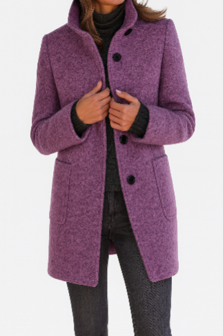 Melissa – Coat with High Collar