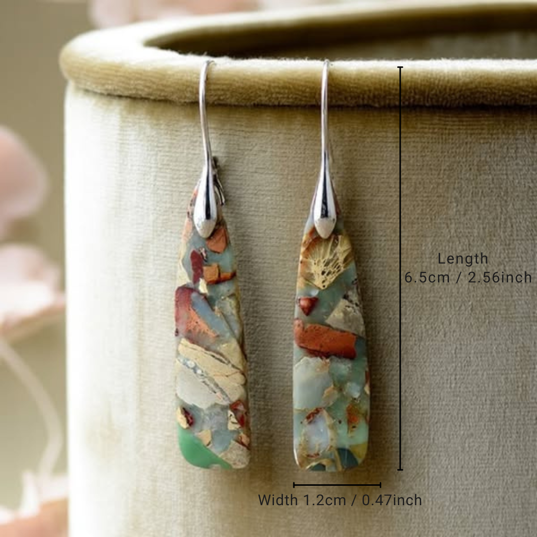 Vintage Natural Stone Earrings