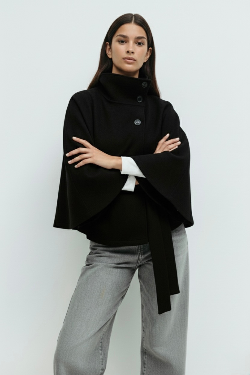 Zora – Short Cape Coat