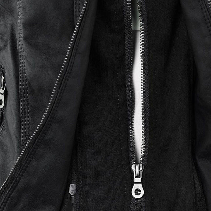 Monika – Elegant Leather Jacket