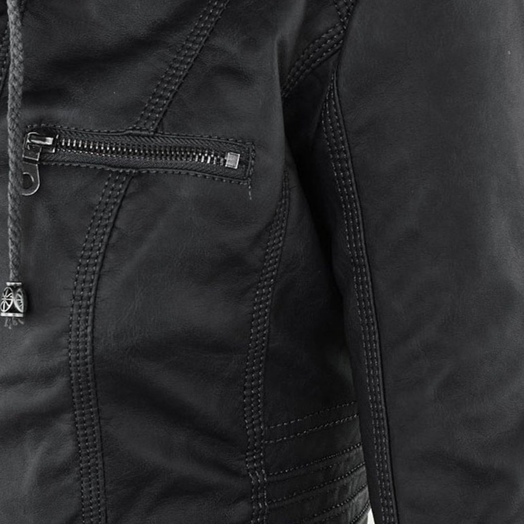 Monika – Elegant Leather Jacket