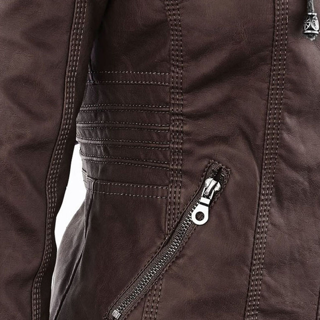 Monika – Elegant Leather Jacket
