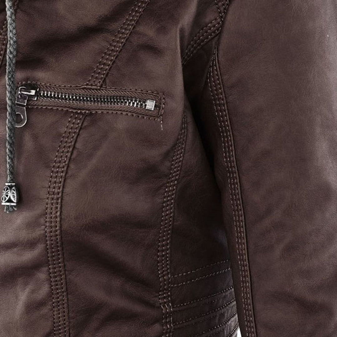 Monika – Elegant Leather Jacket