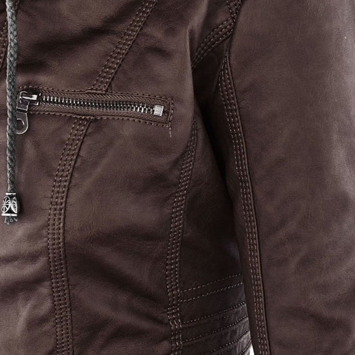 Monika – Elegant Leather Jacket