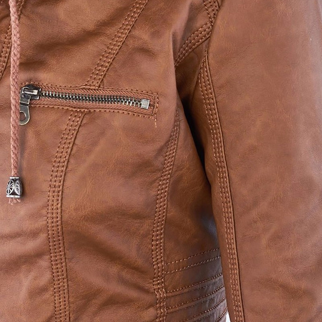 Monika – Elegant Leather Jacket