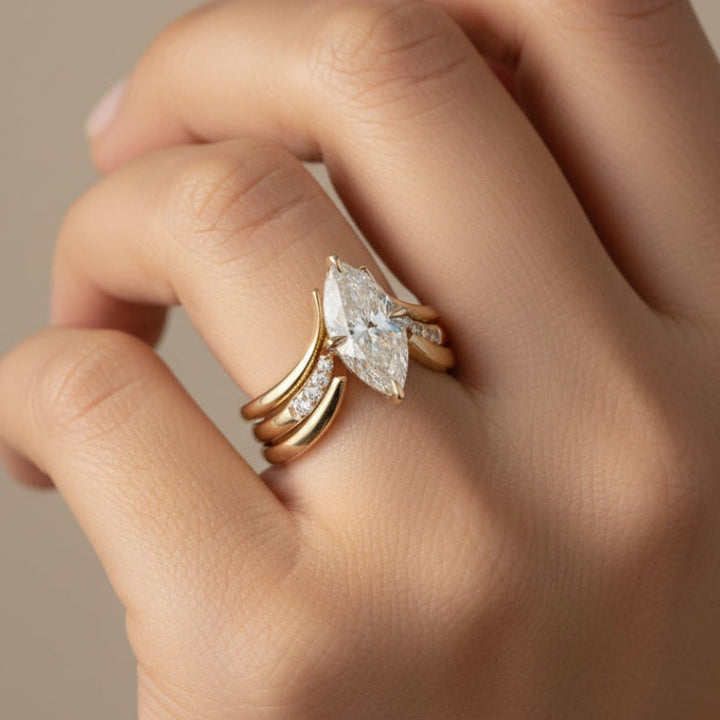 Gold Drop Ring