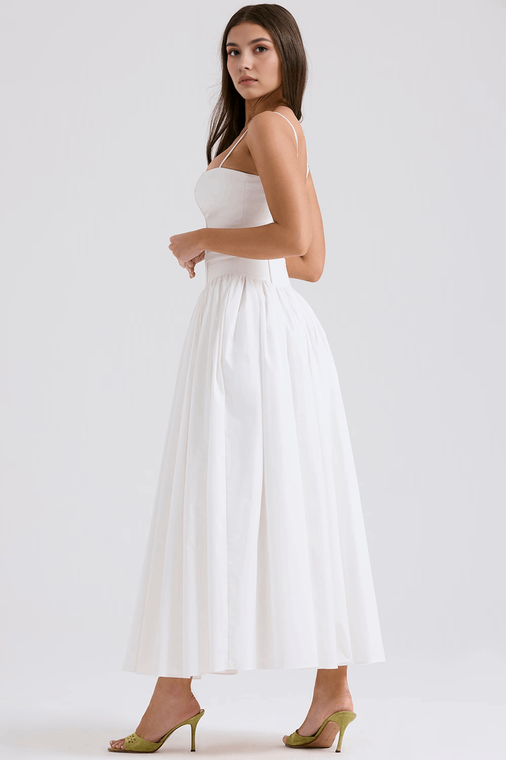 Saoirse – Floral Maxi Dress with Thin Straps