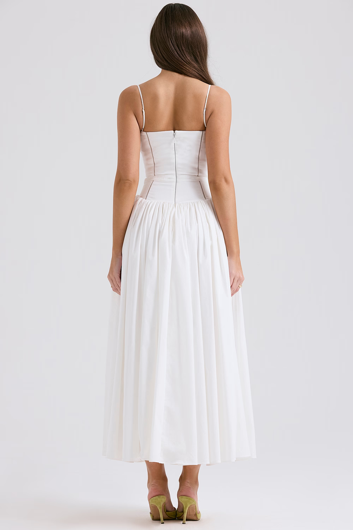 Saoirse – Floral Maxi Dress with Thin Straps