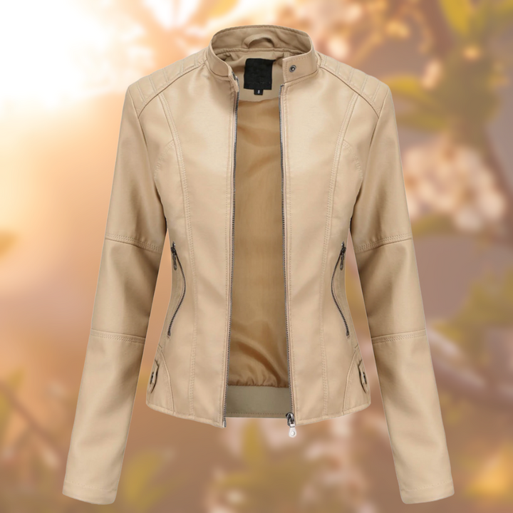 Niamh – Elegant Leather Jacket