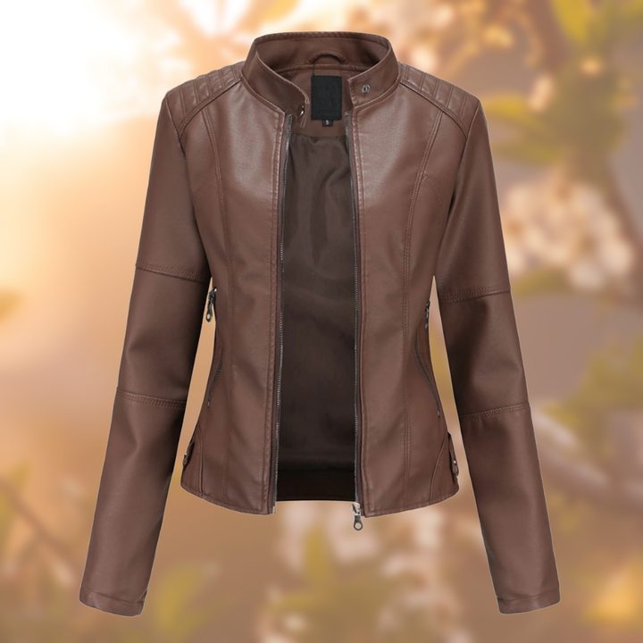 Niamh – Elegant Leather Jacket