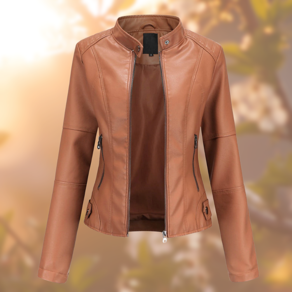 Niamh – Elegant Leather Jacket