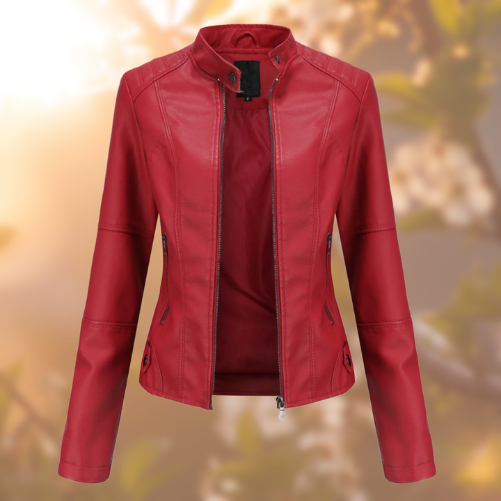 Niamh – Elegant Leather Jacket