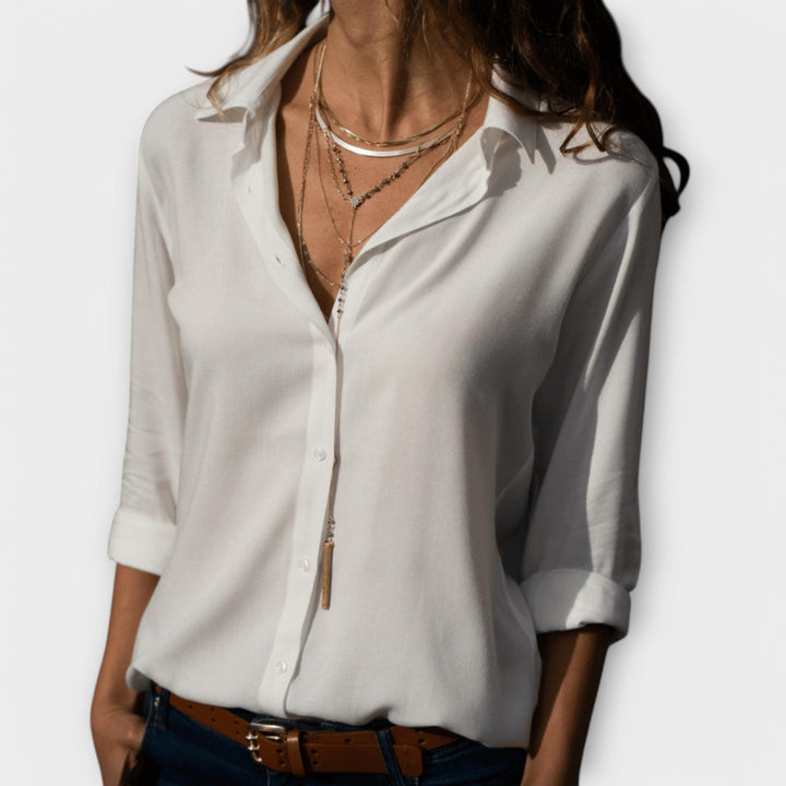Mara – Refined Blouse with Detailing