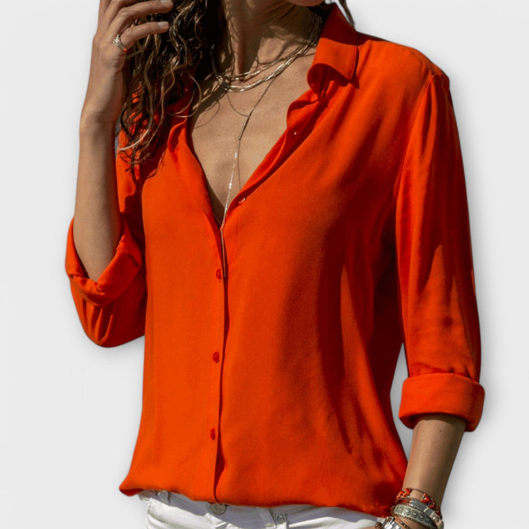 Mara – Refined Blouse with Detailing