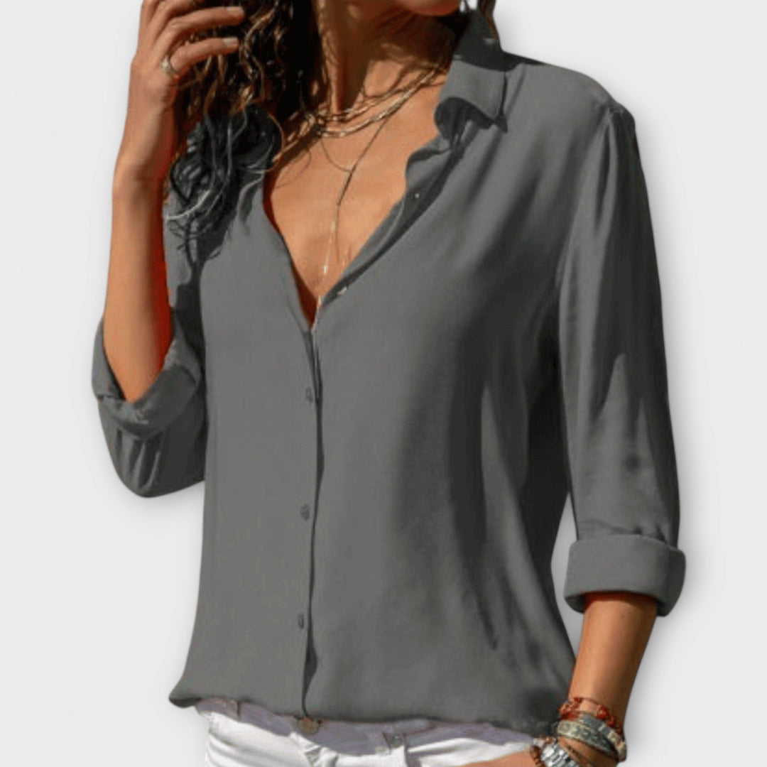 Mara – Refined Blouse with Detailing