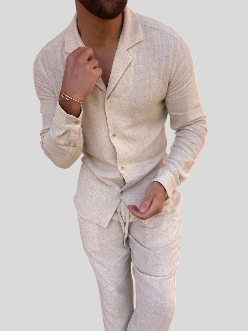 Zeus – Summer Linen Shirt for Men
