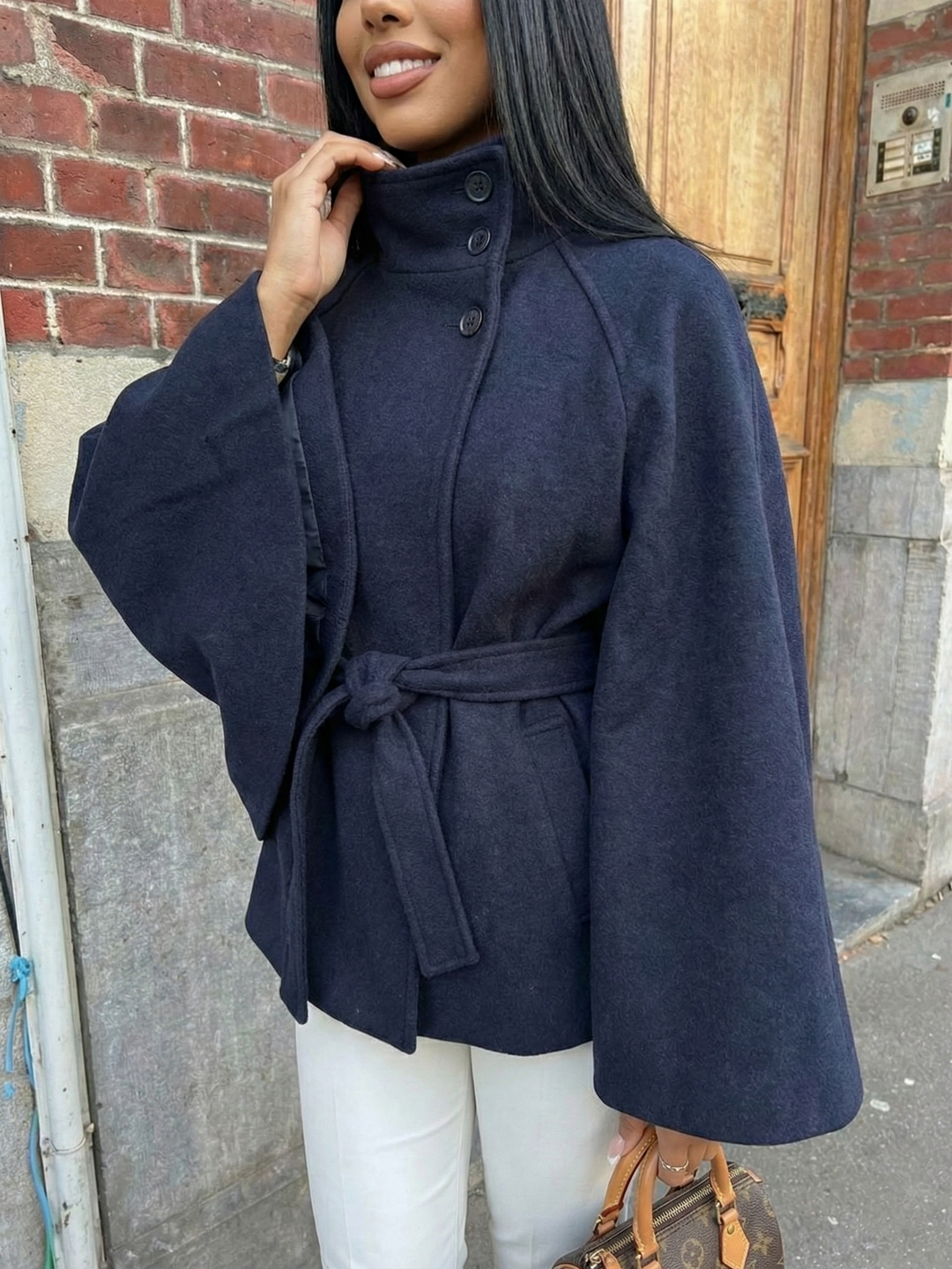 Zora – Short Cape Coat