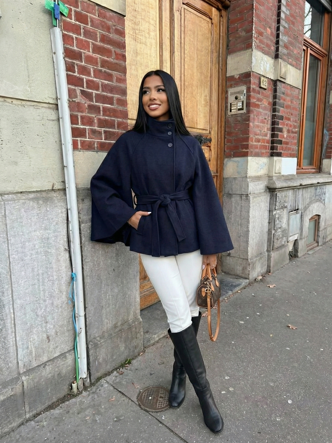 Zora – Short Cape Coat