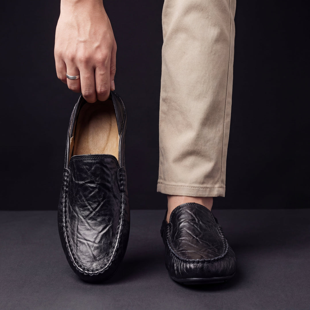 Cathal – Leather Moccasins