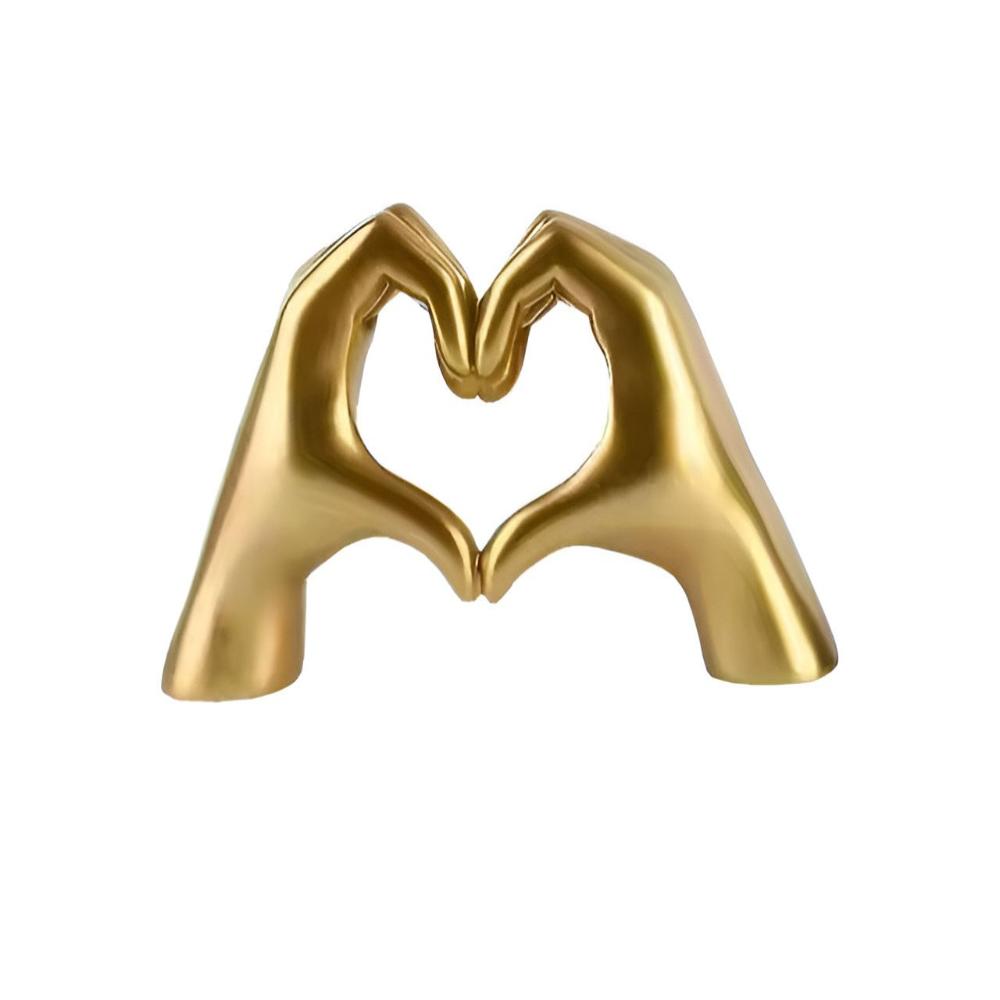 Heart-Shaped Hands Figurine