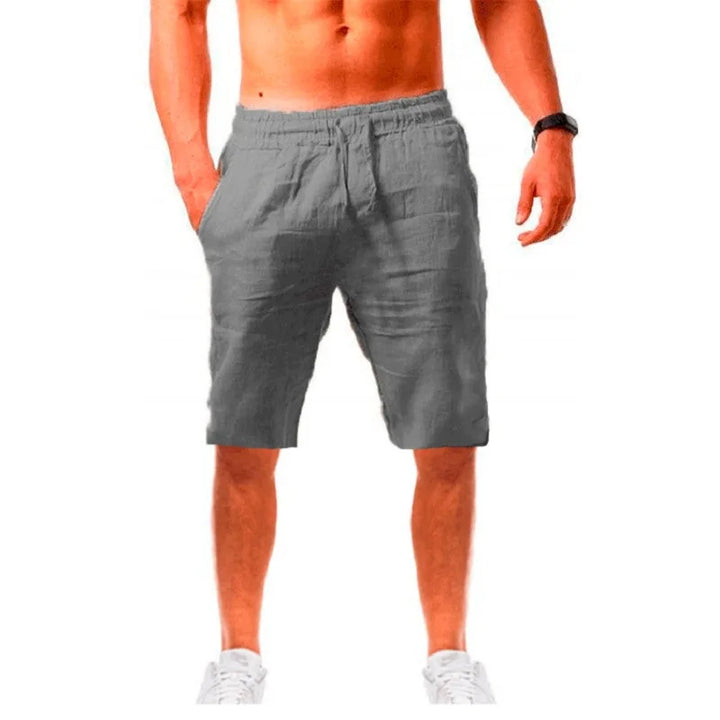 Petr – Cotton-Linen Shorts with a Comfortable Length