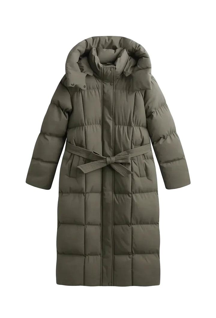 Carmen – Long Belted Puffer Jacket