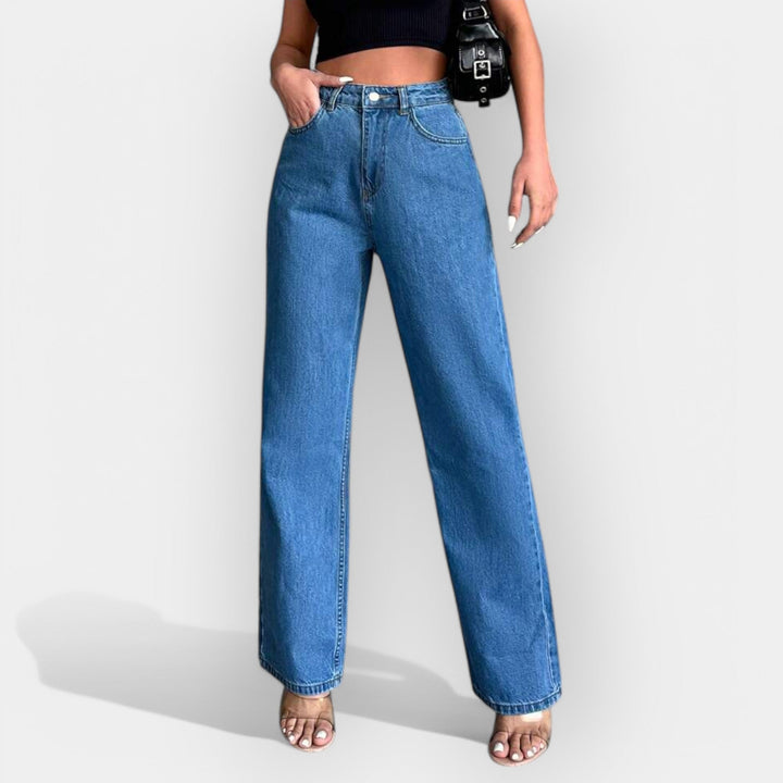 Sadhbh – High-Waisted Wide-Leg Jeans