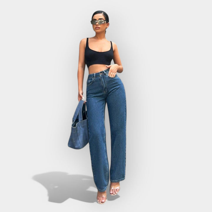 Sadhbh – High-Waisted Wide-Leg Jeans