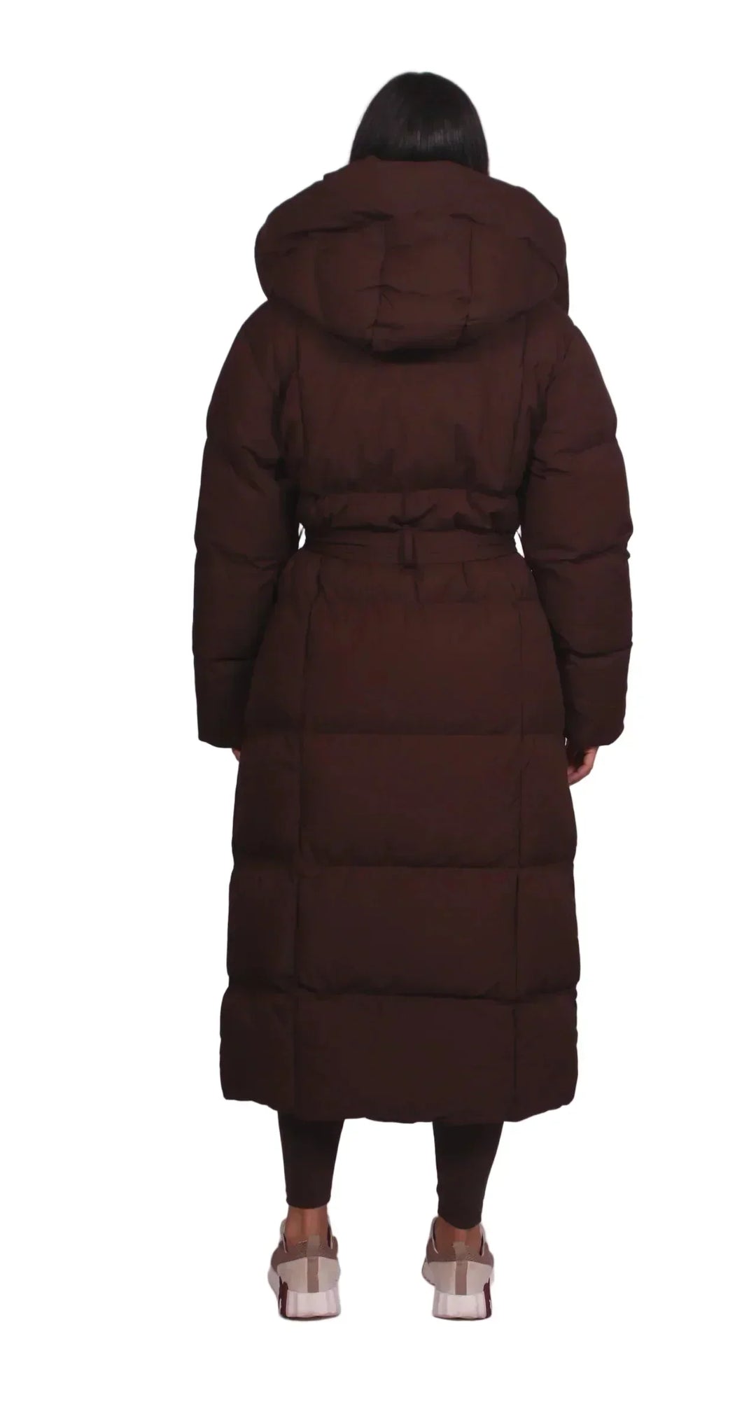 Carmen – Long Belted Puffer Jacket