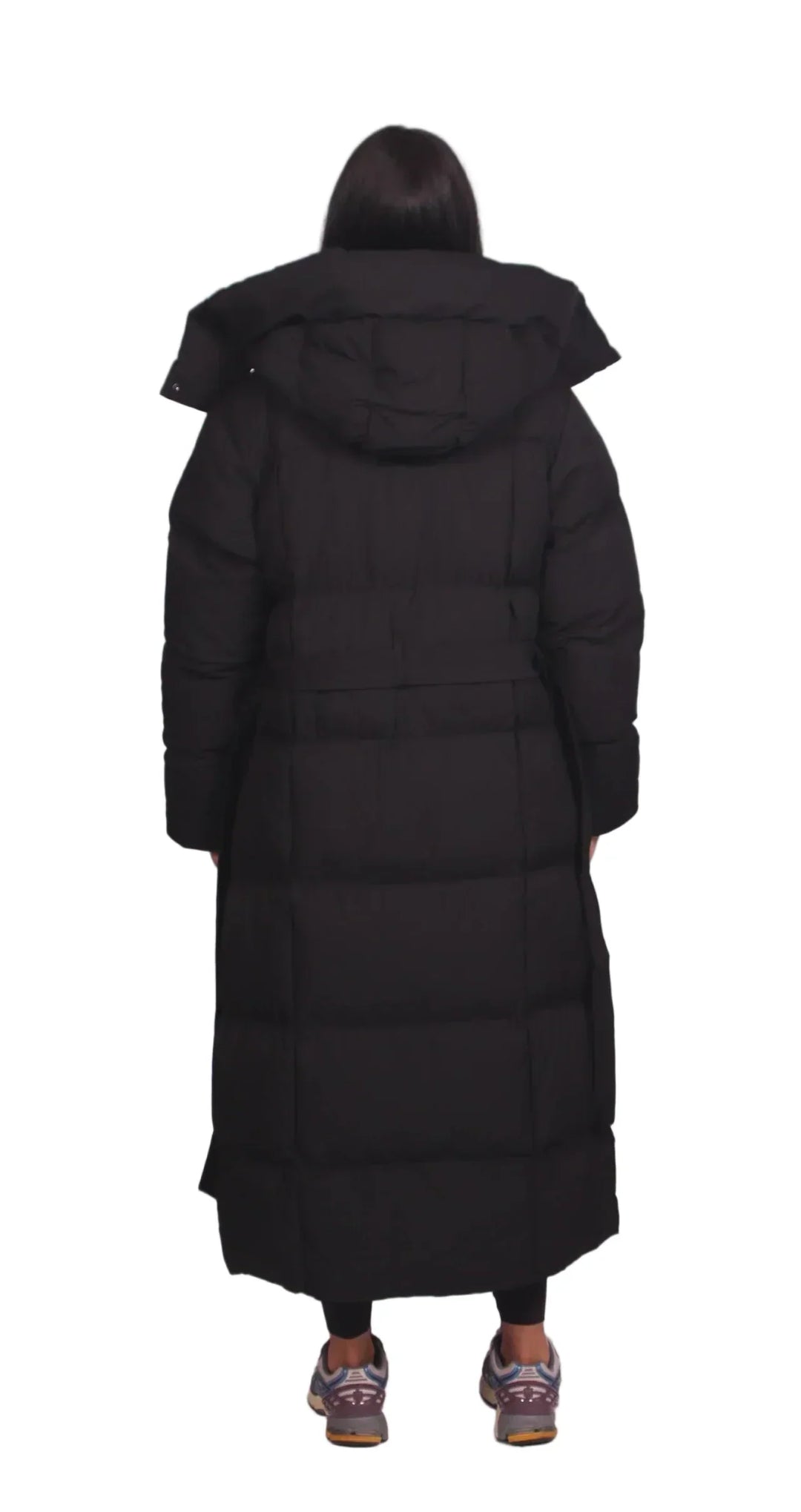 Carmen – Long Belted Puffer Jacket