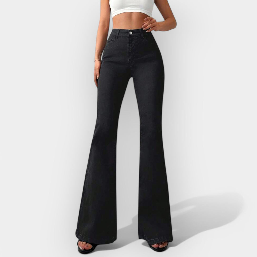 Niamh – High-Waisted Bootcut Jeans