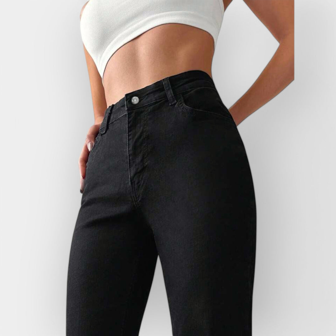 Niamh – High-Waisted Bootcut Jeans