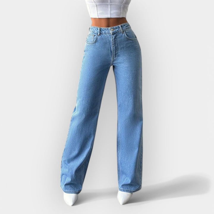 Sadhbh – High-Waisted Wide-Leg Jeans