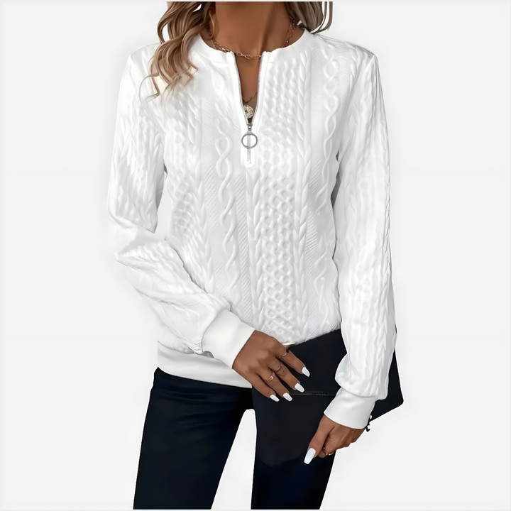 Annabelle – Florence Knitted Zip Cardigan