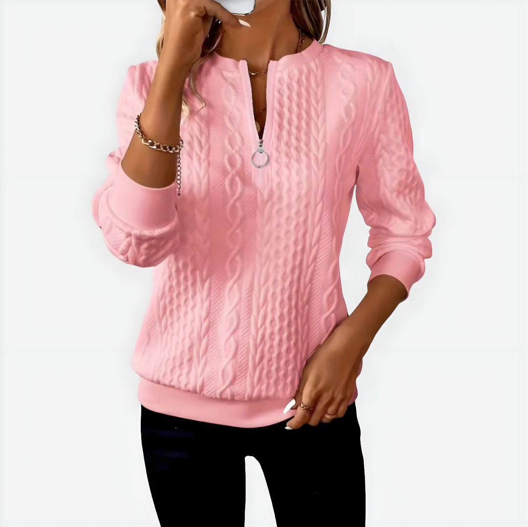 Annabelle – Florence Knitted Zip Cardigan
