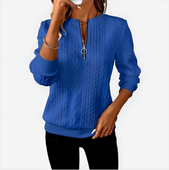 Annabelle – Florence Knitted Zip Cardigan