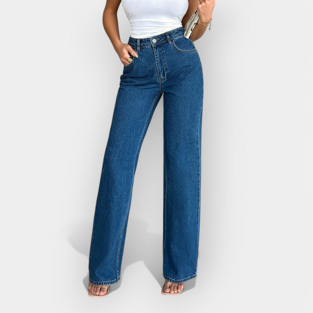Sadhbh – High-Waisted Wide-Leg Jeans