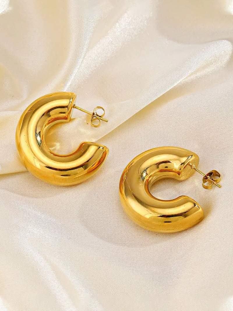 Rita – Chunky Hoop Earrings
