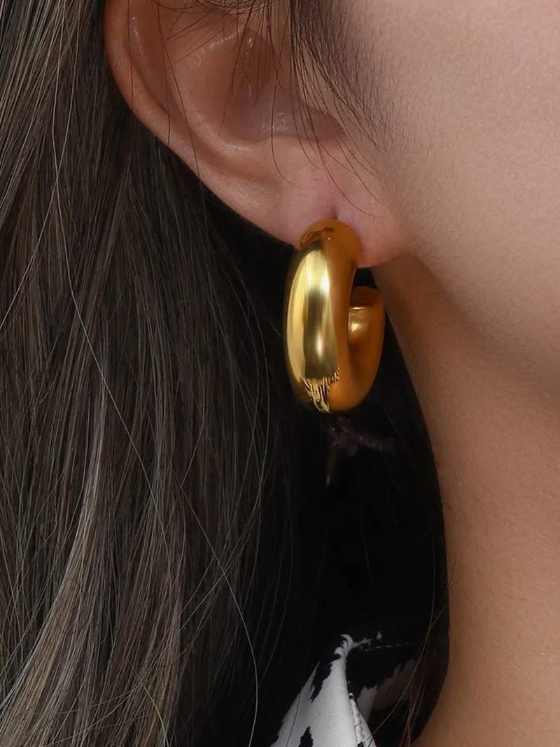 Rita – Chunky Hoop Earrings