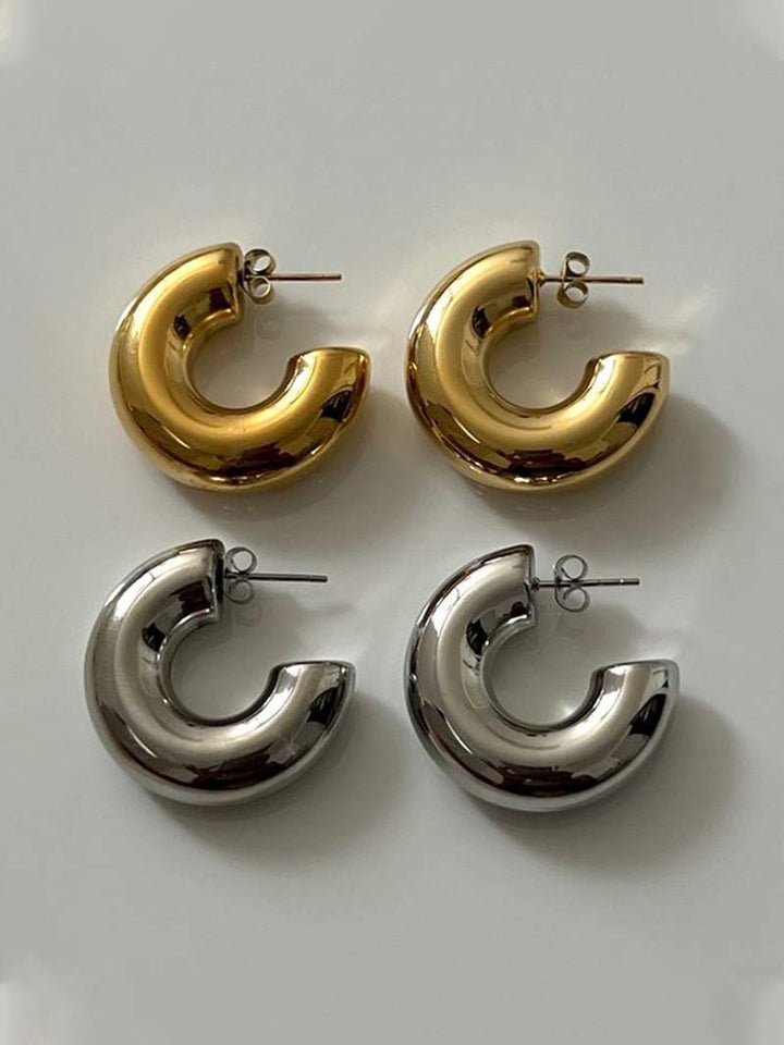 Rita – Chunky Hoop Earrings