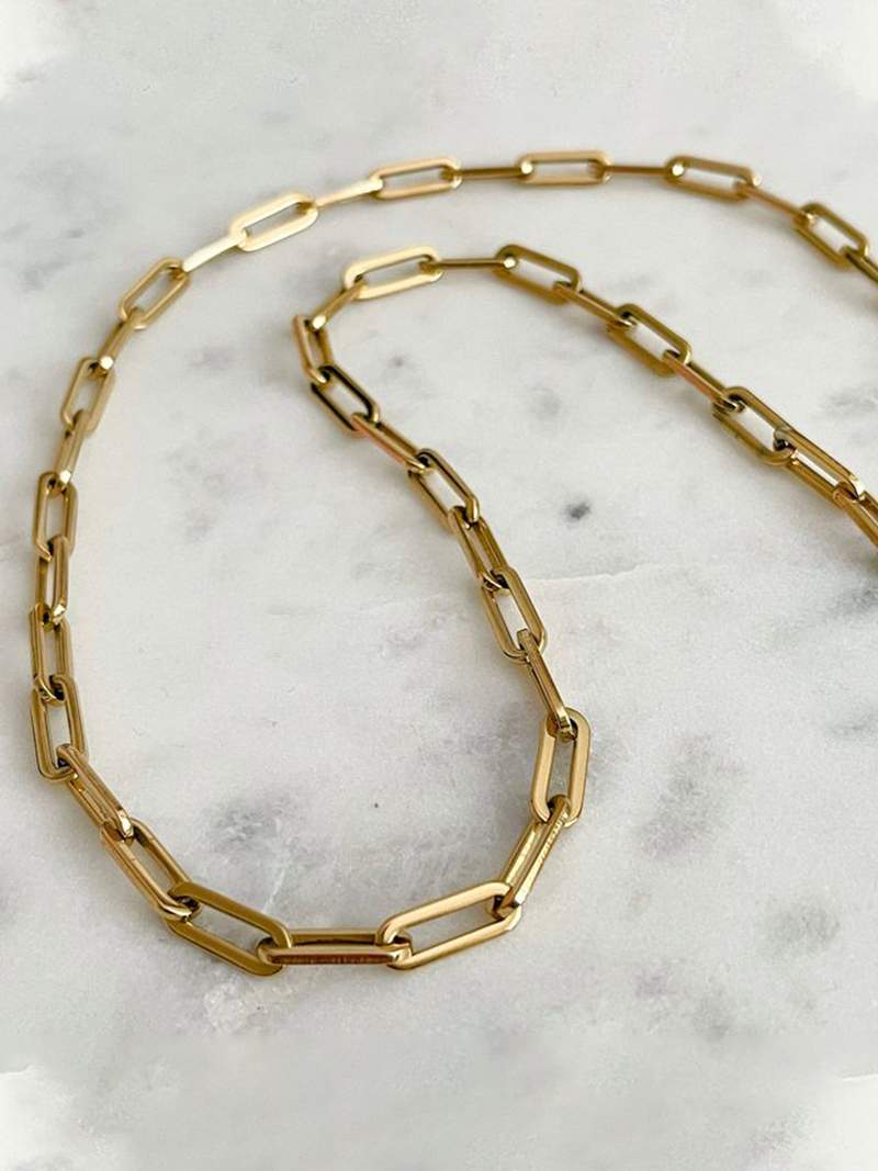 Gold Knot Chain Necklace