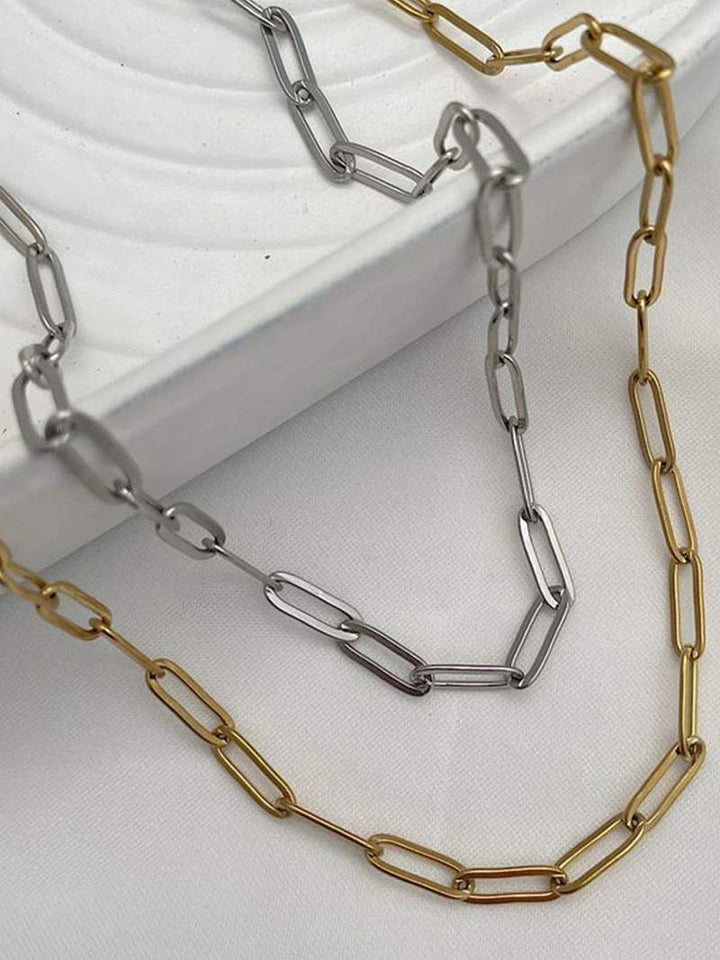 Gold Knot Chain Necklace