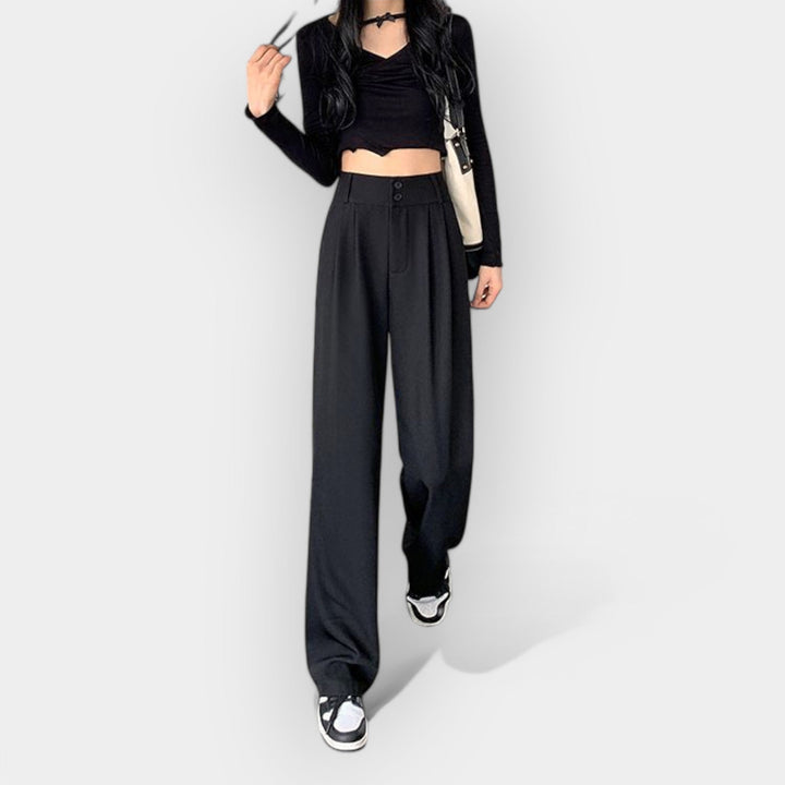 Niamh – Korean-Style Wide Trousers