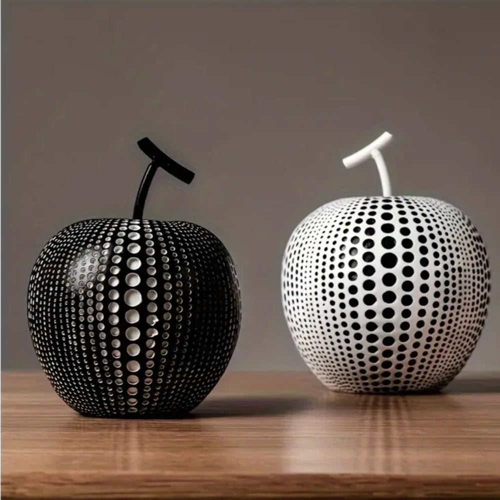 Decorative Apple with Perforated Pattern