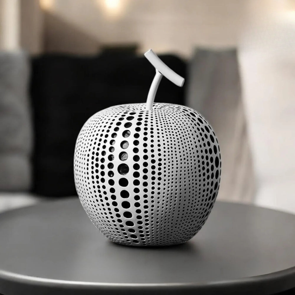 Decorative Apple with Perforated Pattern