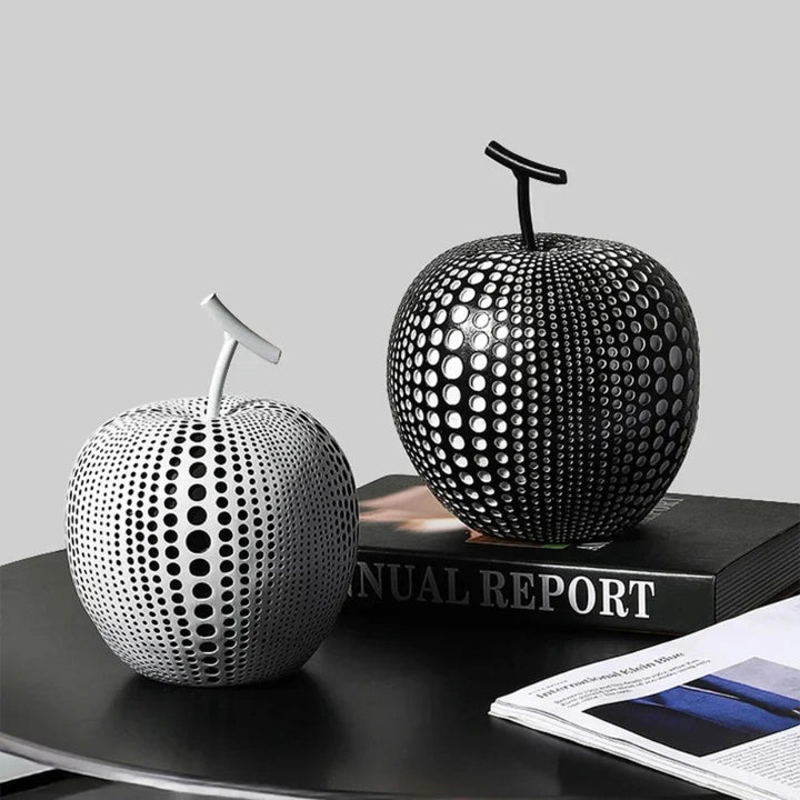 Decorative Apple with Perforated Pattern